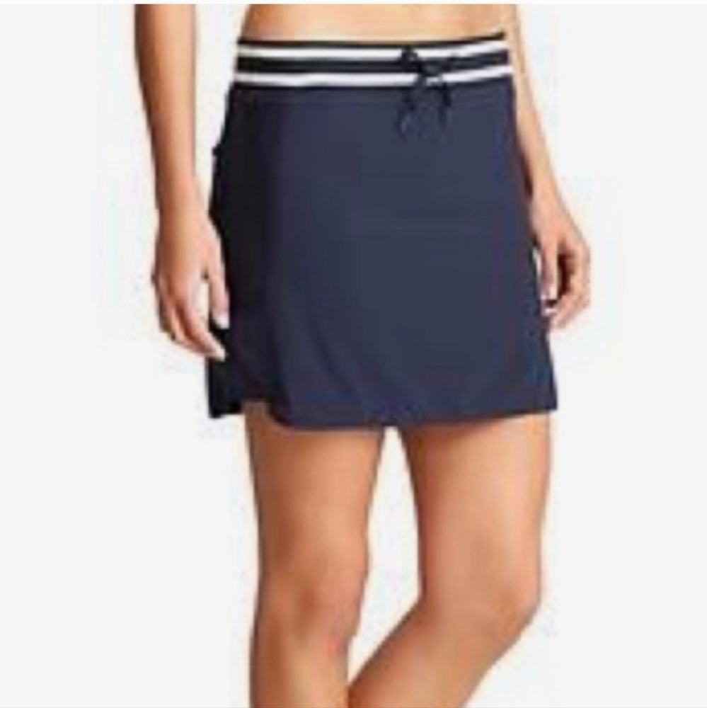 Athleta Active Blue Skort Tennis Cycling Golf Outdoors Travel Size 12